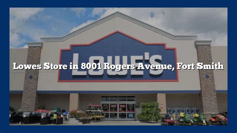 Lowe's fort smith arkansas - Fort Smith, AR 72903. $13 - $17 an hour. Full-time + 1. Monday to Friday + 7. Job Types: Full-time, Part-time. The primary commitment of the Kitchen Crew is to provide an EXCEPTIONAL food to ensure an EXCEPTIONAL dining …